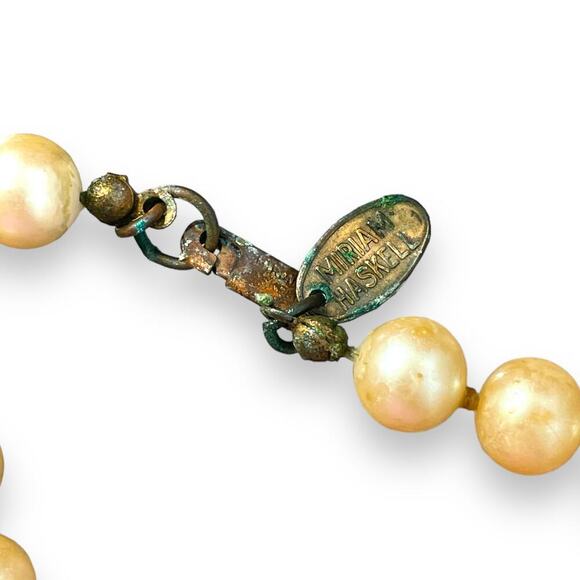 Miriam Haskell Vintage necklace 30 inch - Picture 2 of 6